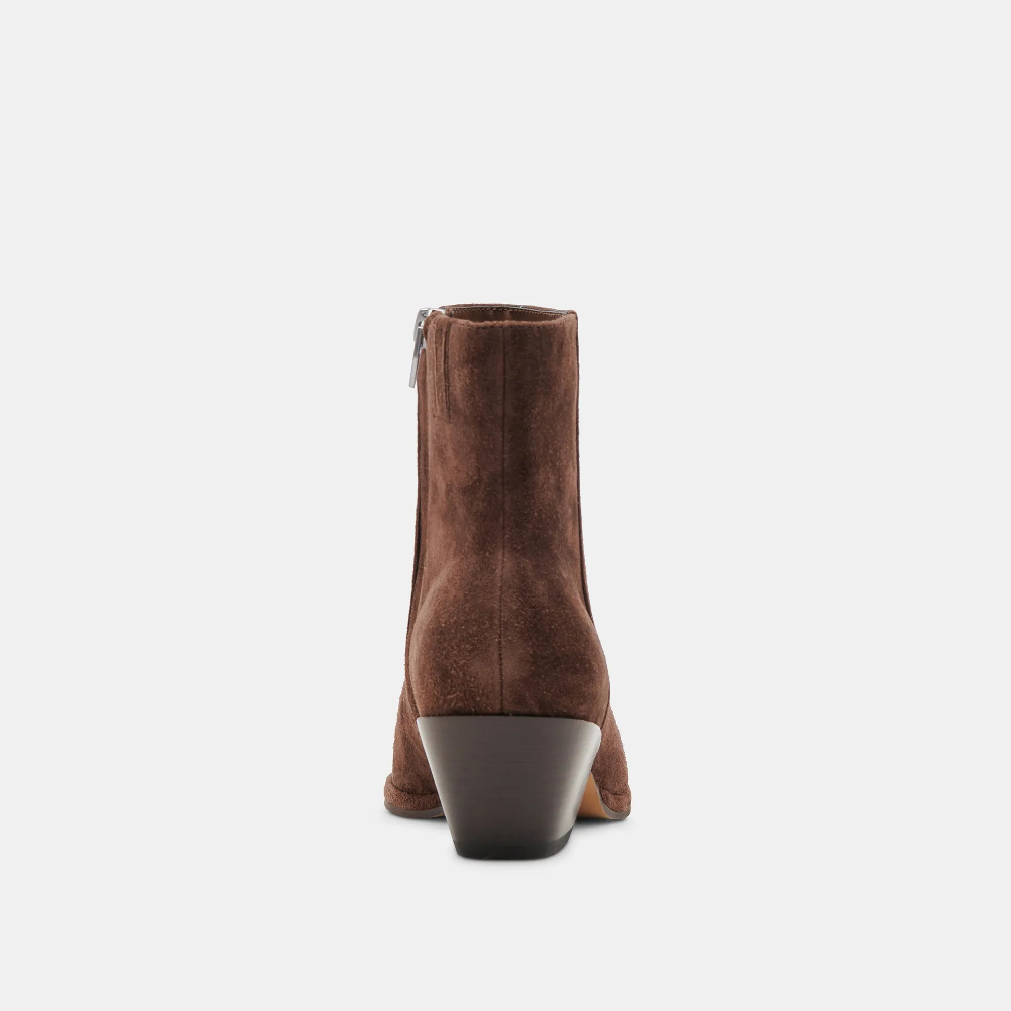 NONAH WIDE BOOTIES DK BROWN SUEDE