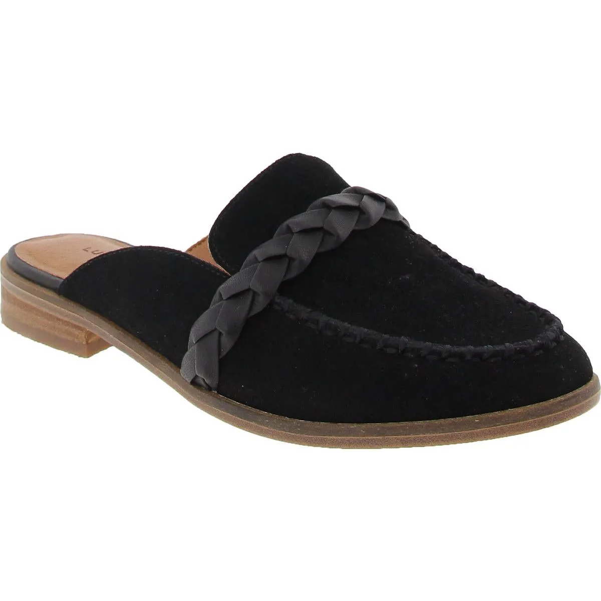 Panlin 2 Womens Braided Suede Loafers
