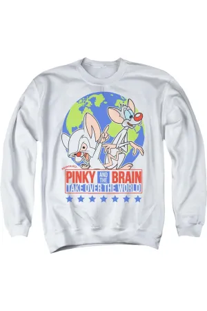 Pinky And The Brain Campaign Adult Crewneck Sweatshirt