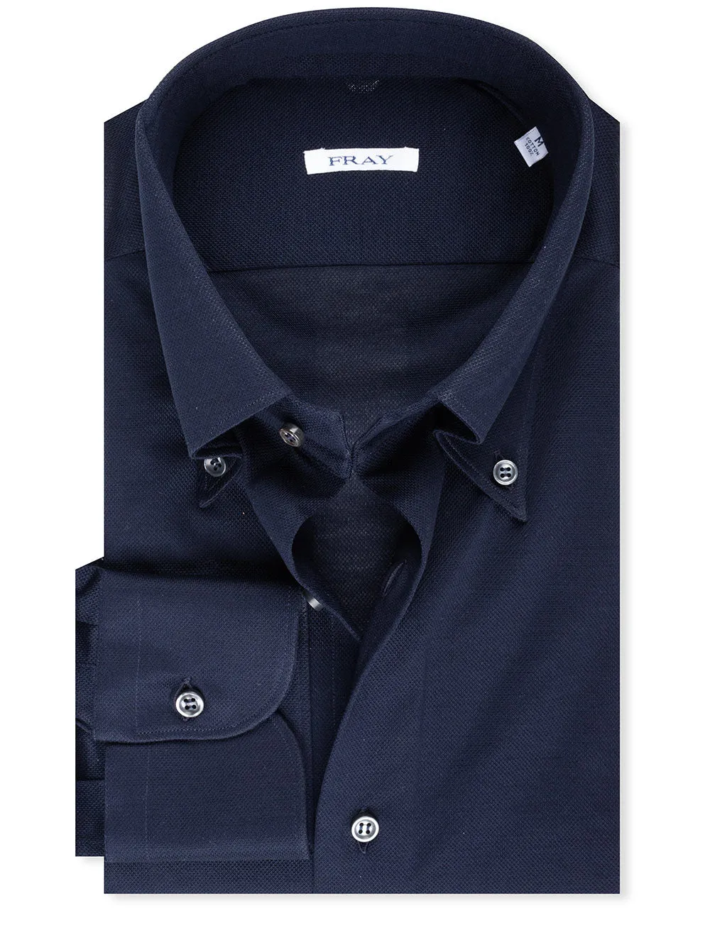 Pique Buttondown Shirt Navy