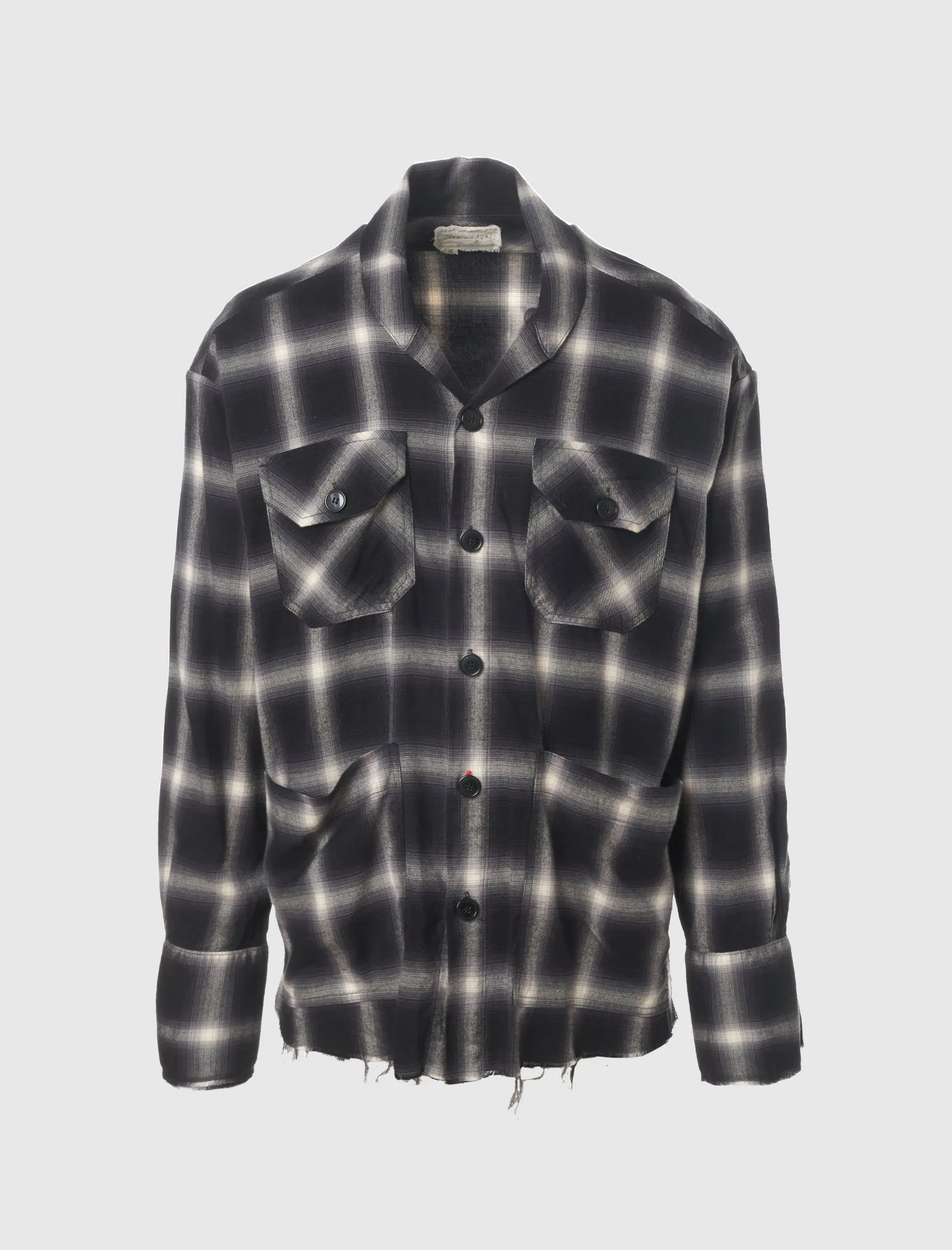 PLAID BOXY SHIRT