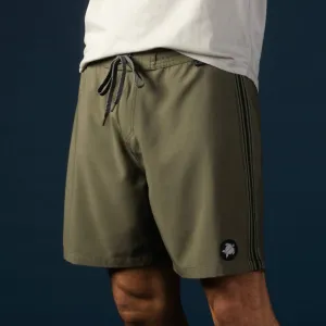 Pro Performance Workout Boardshorts In Army
