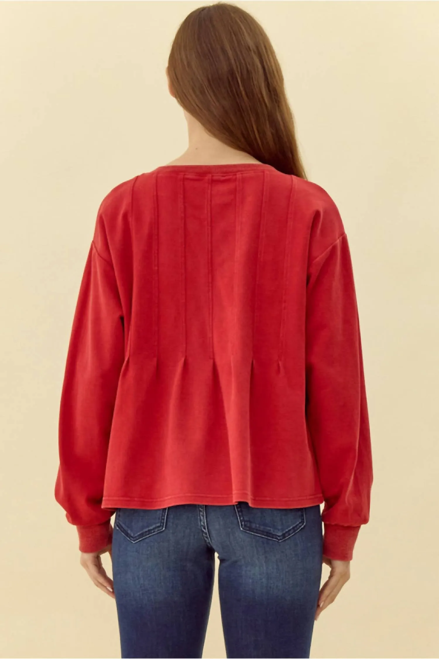 Radiance Top In Red