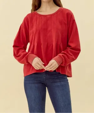 Radiance Top In Red