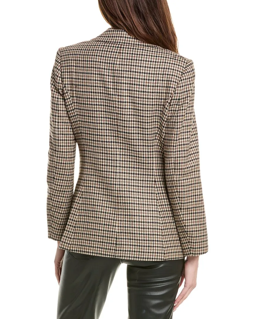 rag & bone Drew Italian Houndstooth Wool-Blend Blazer