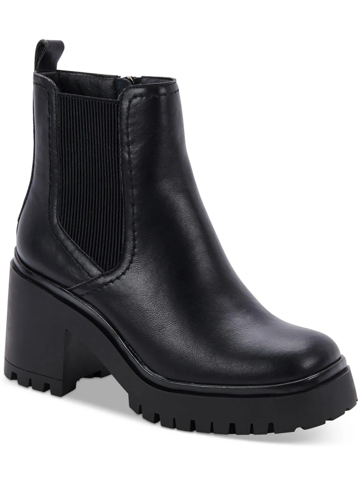 Raine Faux leather Round toe Ankle Boots