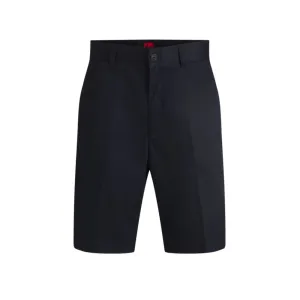 Regular-fit shorts with slim leg and buttoned pockets