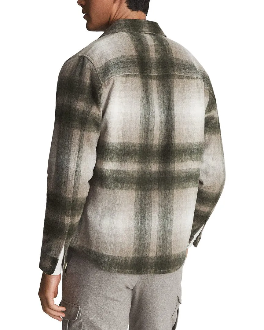 Reiss Bullet Wool-Blend Overshirt