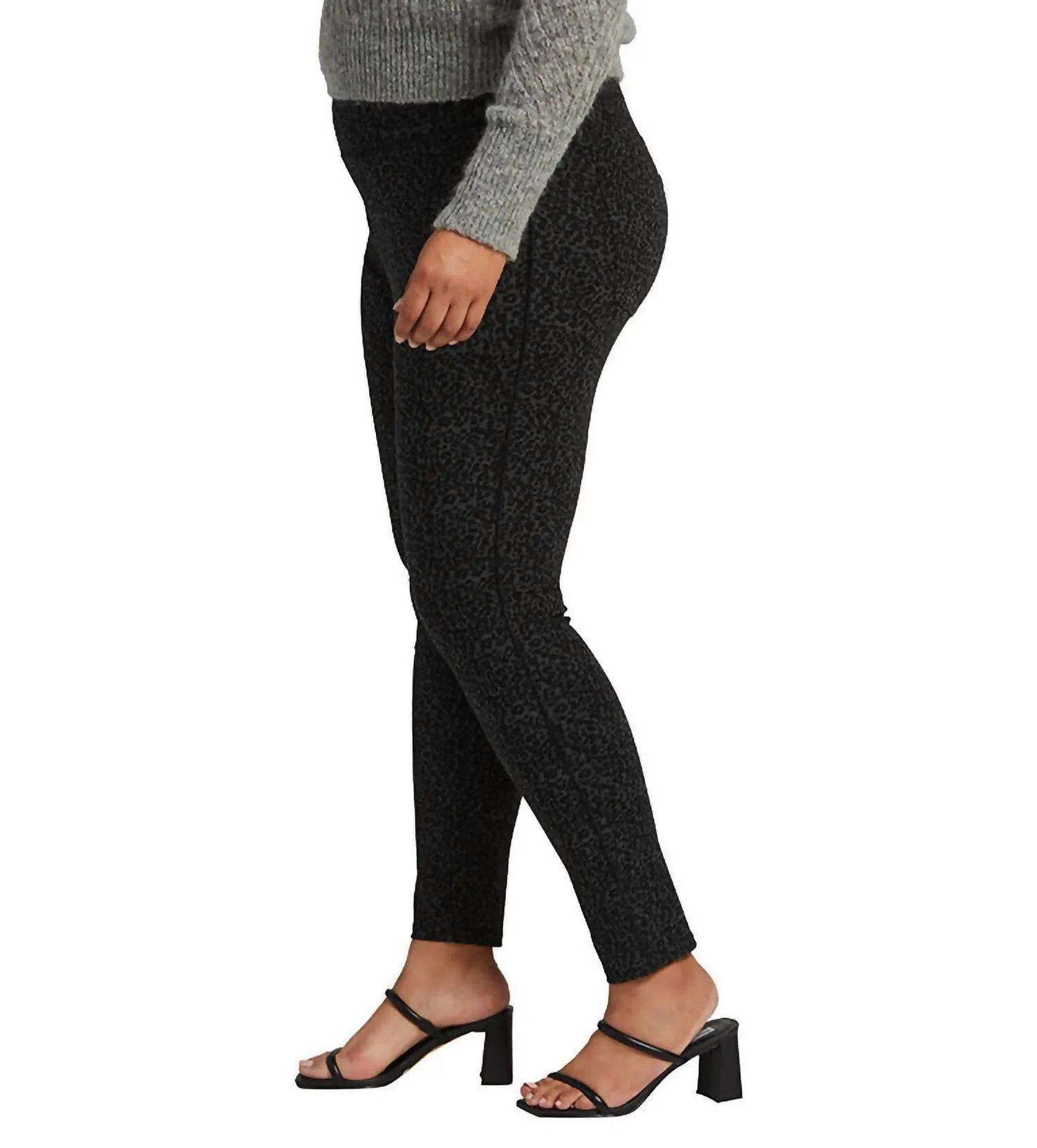 Ricki Mid Rise Legging - Plus In Cheetah