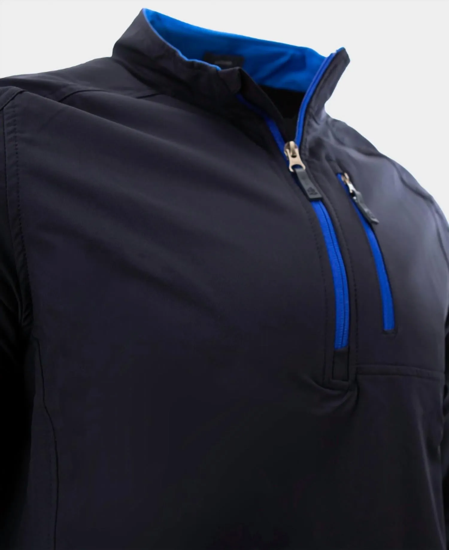 Riggs Water Resistant 1/4 Zip Pullover – Navy