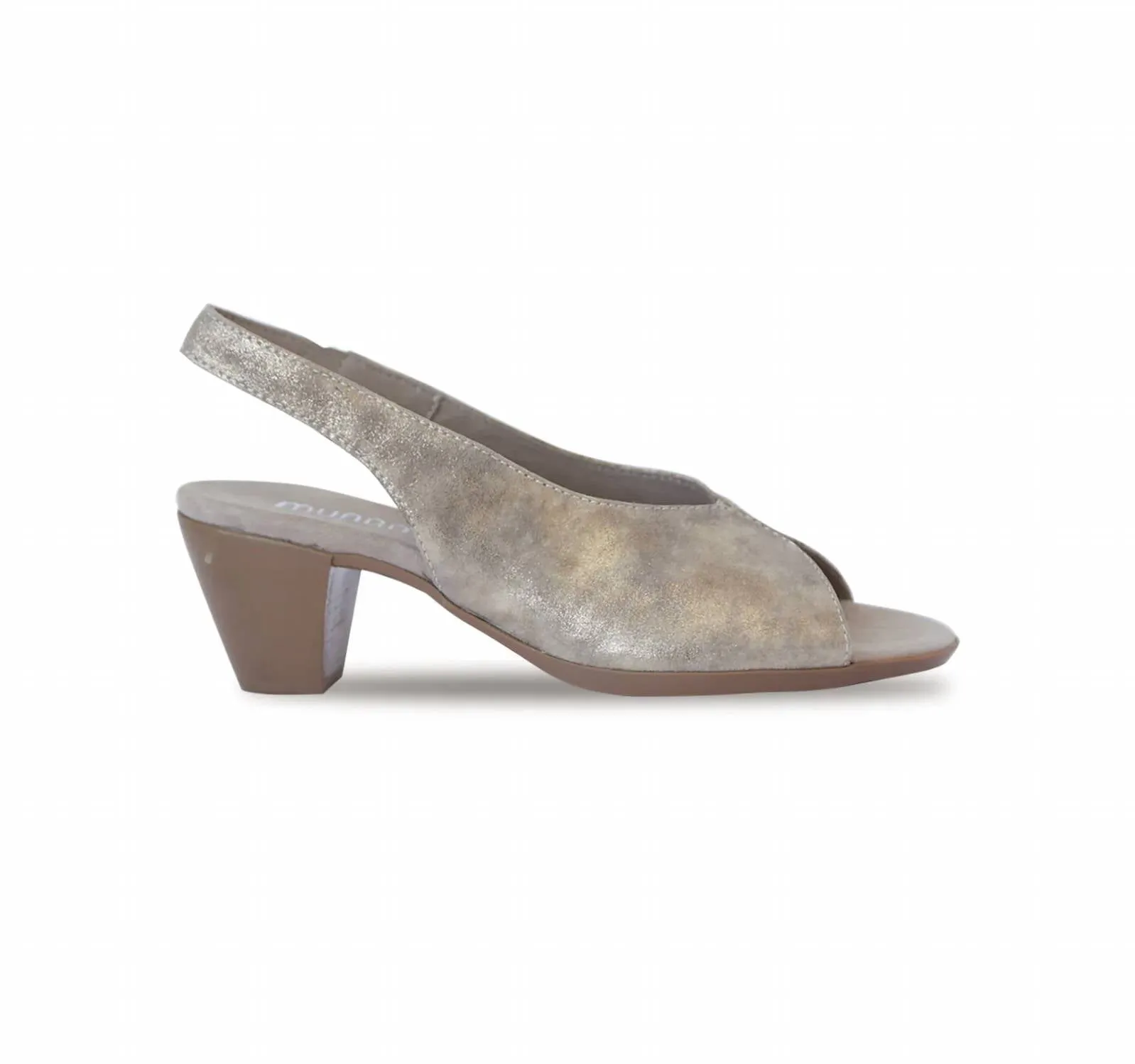 Rochelle Sling-Back Sandal In Castoro Stardust