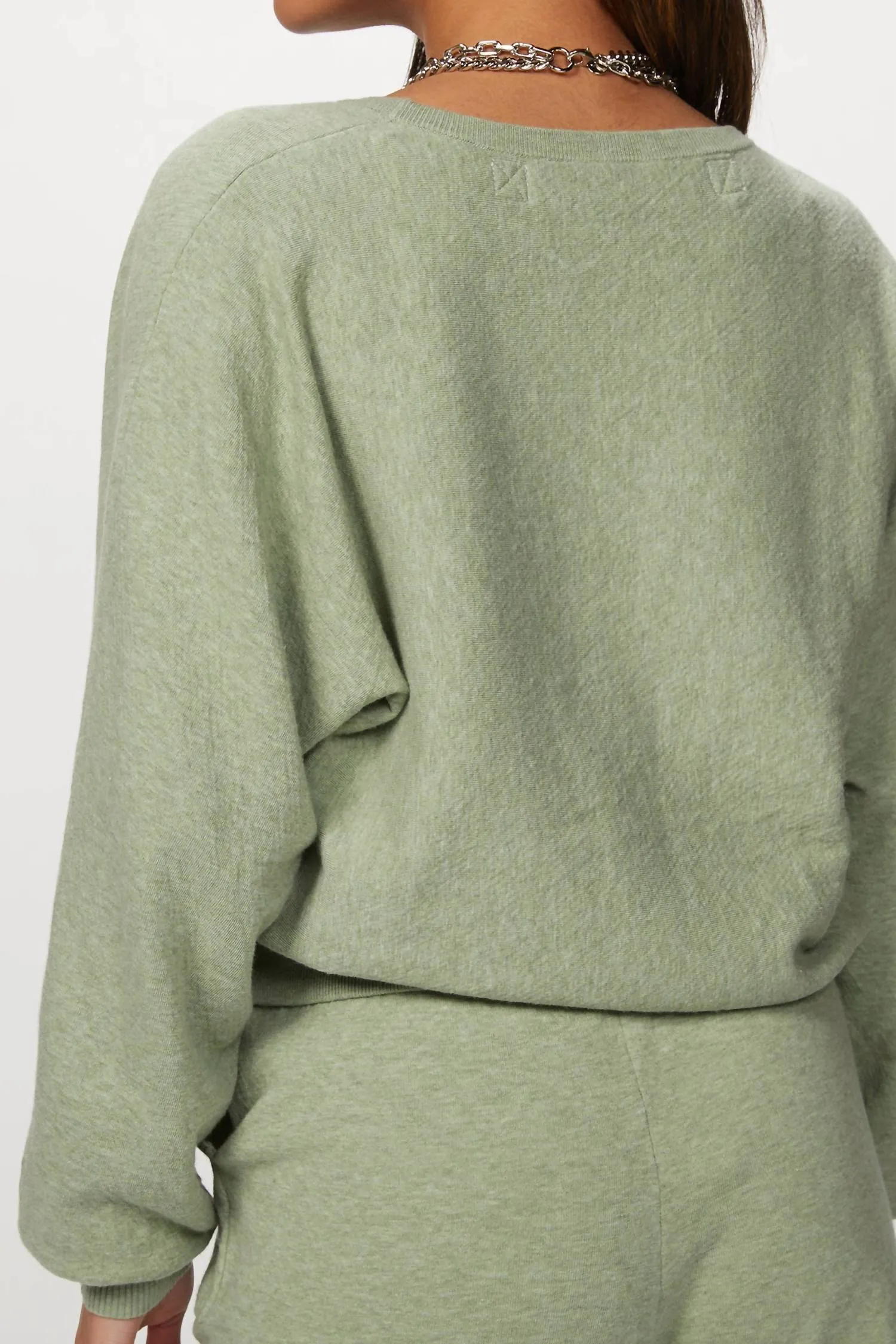 Saly Sweatshirt In Matcha Latte
