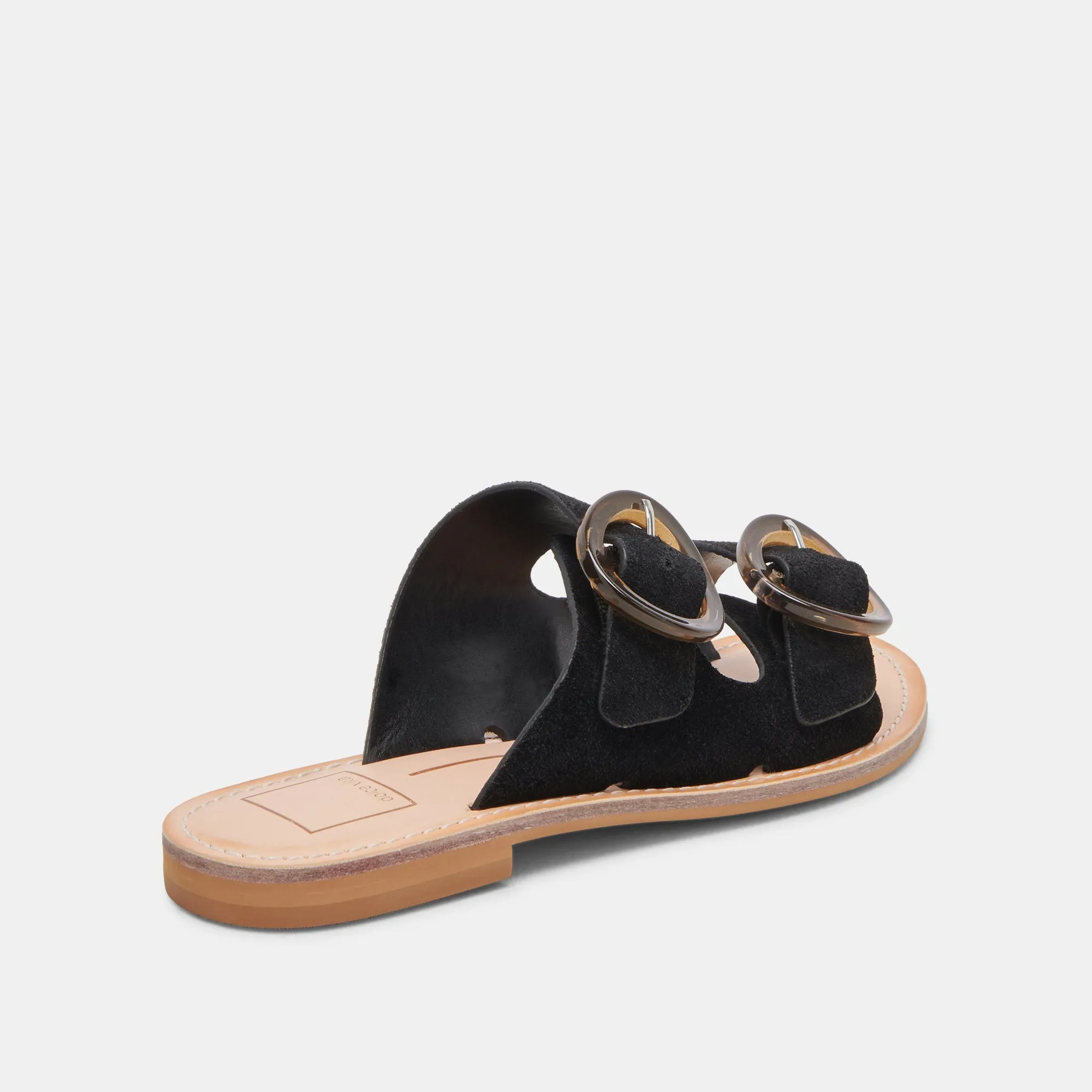 SECILY SANDALS ONYX SUEDE