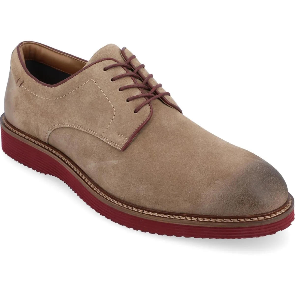 SENECA Mens Suede Lace up Oxfords