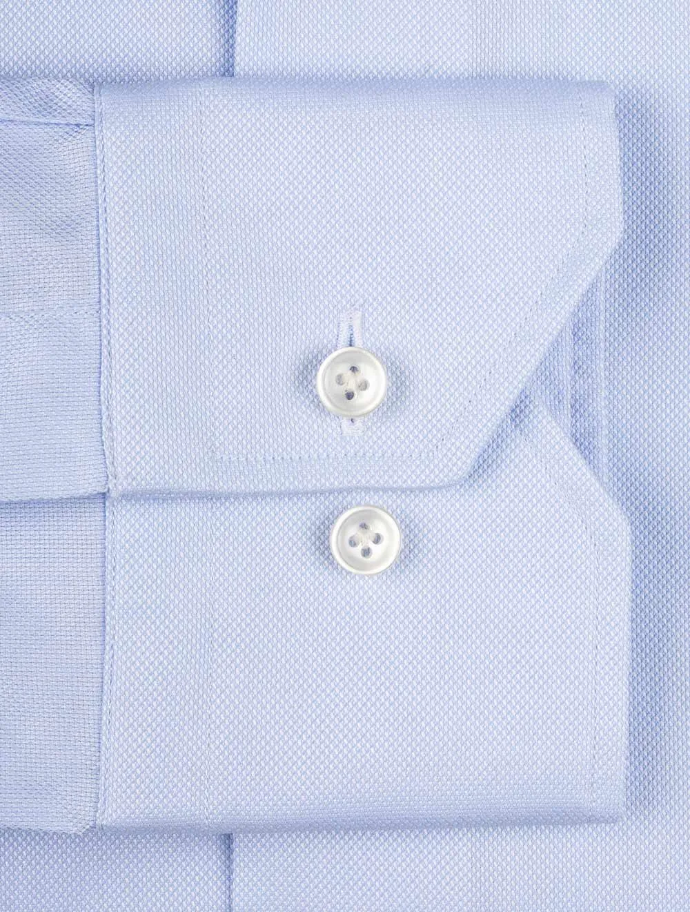 Slim Fit Pinpoint Shirt Blue