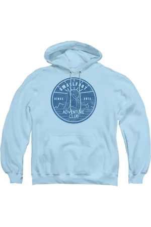 Smallfoot Adventure Club Adult Pull Over Hoodie / Hooded Sweatshirt
