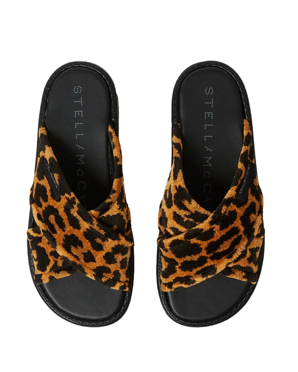 Sneak-Elyse Twisted Sandal in Leopard