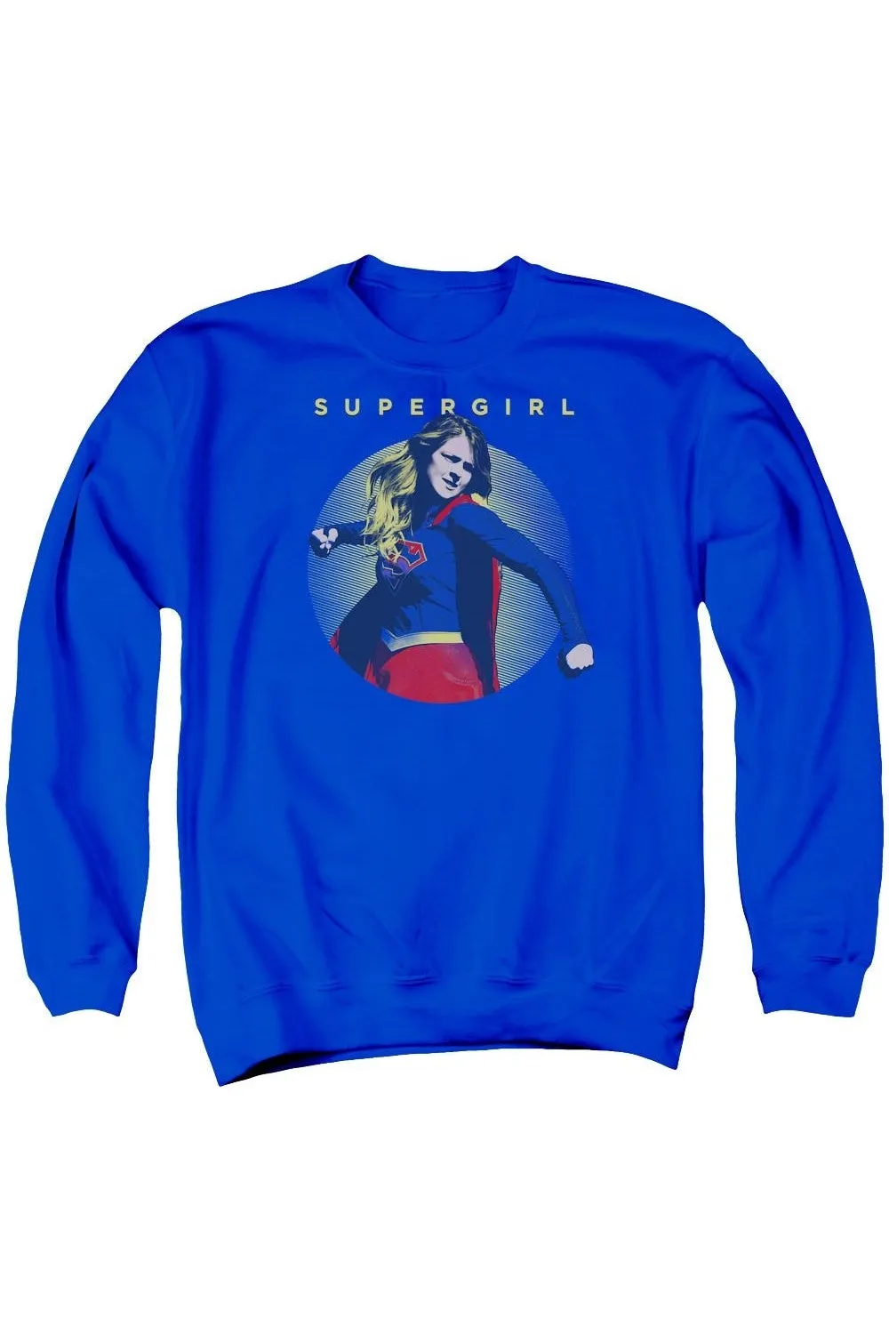 Supergirl Classic Hero Adult Crewneck Sweatshirt