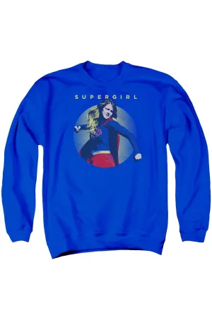 Supergirl Classic Hero Adult Crewneck Sweatshirt