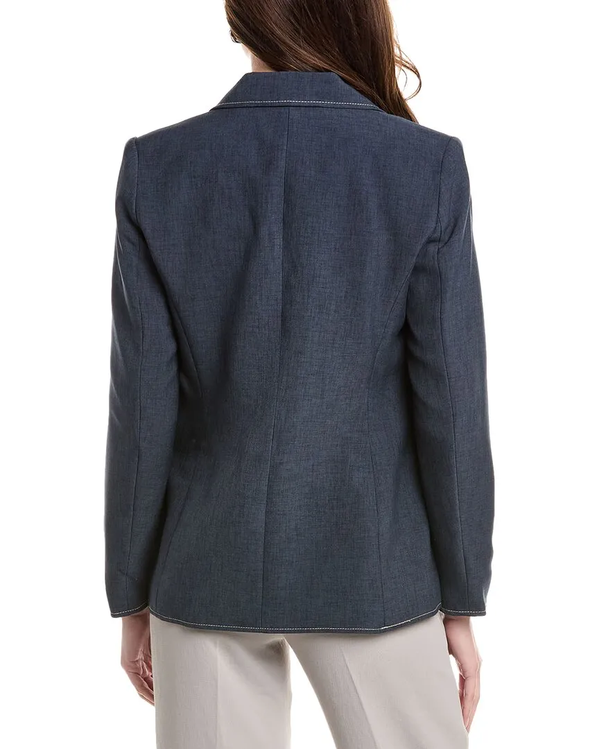 T Tahari Denim Blazer