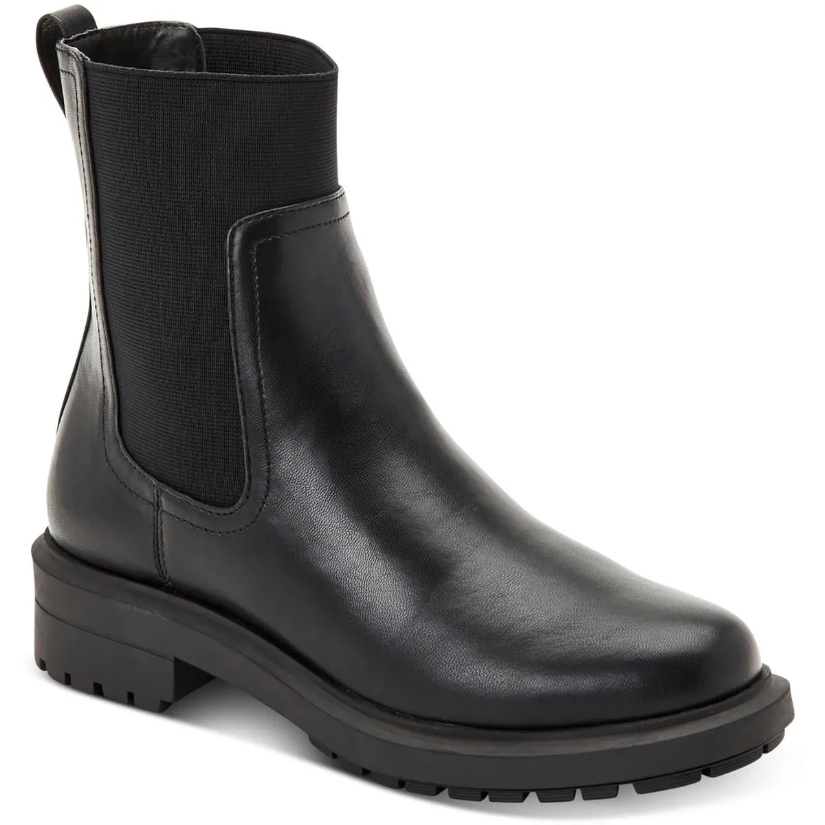 Tackomal Womens Faux Leather Pull On Booties