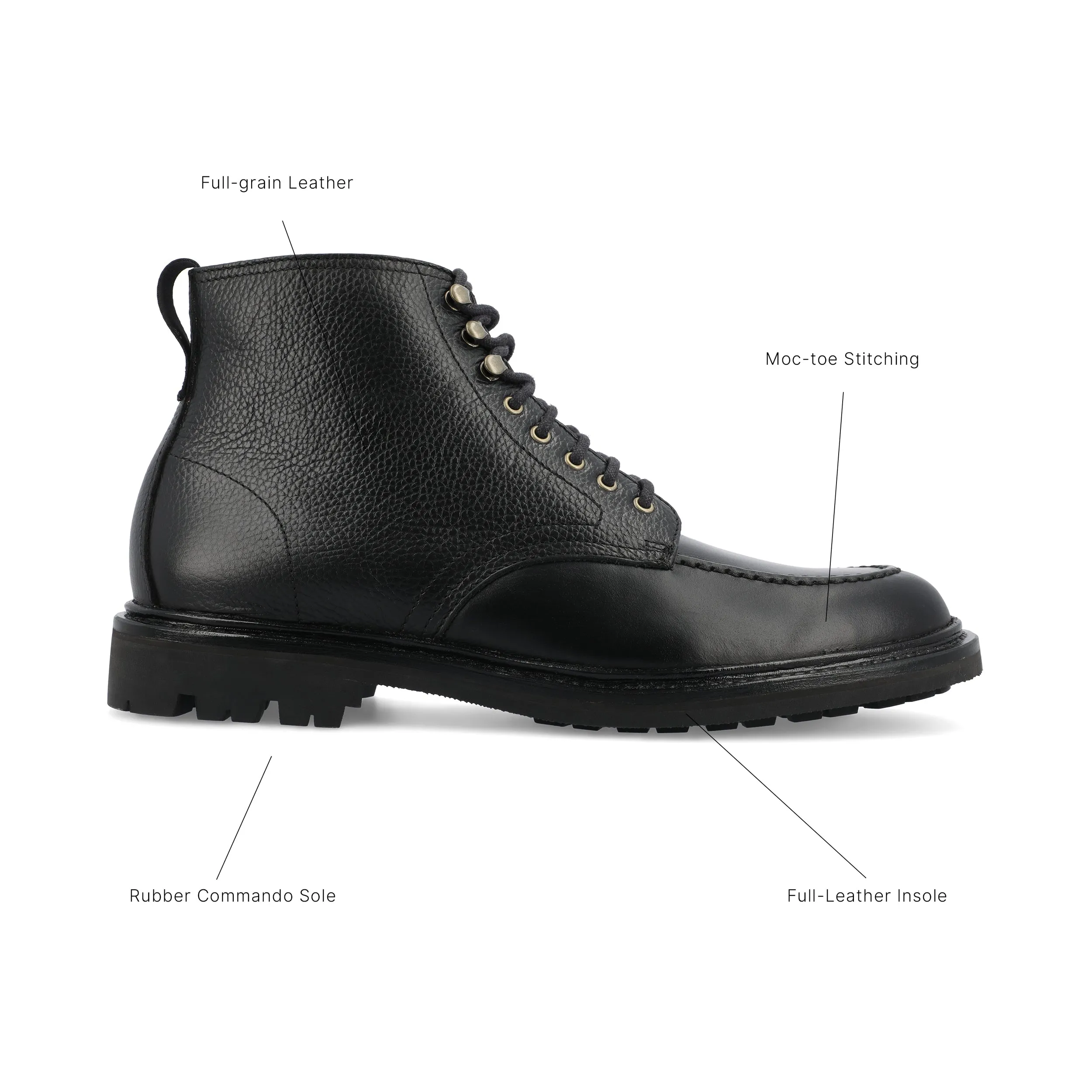 The Darcey Boot in Midnight