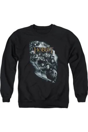 The Hobbit Cast Of Characters Adult Crewneck Sweatshirt