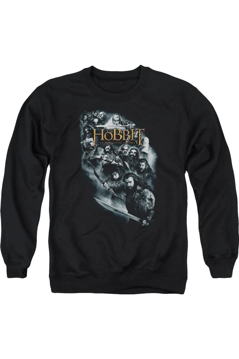 The Hobbit Cast Of Characters Adult Crewneck Sweatshirt