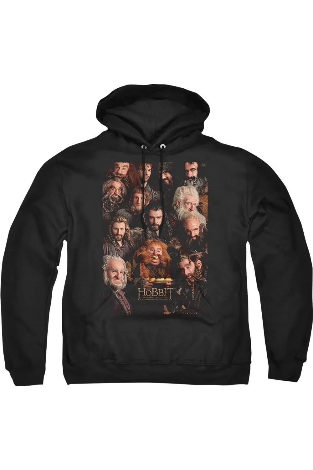 The Hobbit Dwarves Poster Adult Pull Over Hoodie / Hooded Sweatshirt