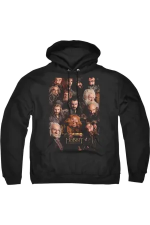 The Hobbit Dwarves Poster Adult Pull Over Hoodie / Hooded Sweatshirt