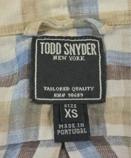 TODD SNYDER Casual shirts