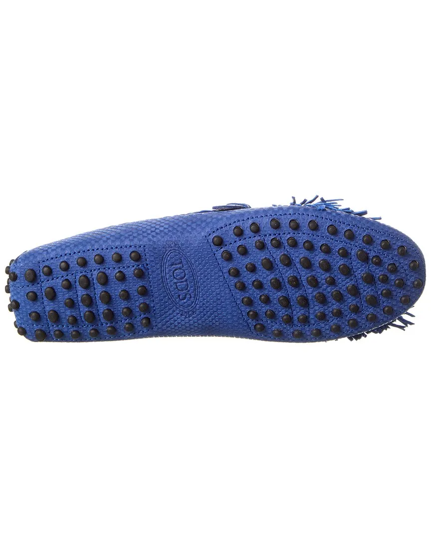 TOD��s Gommino T-Ring Leather Loafer