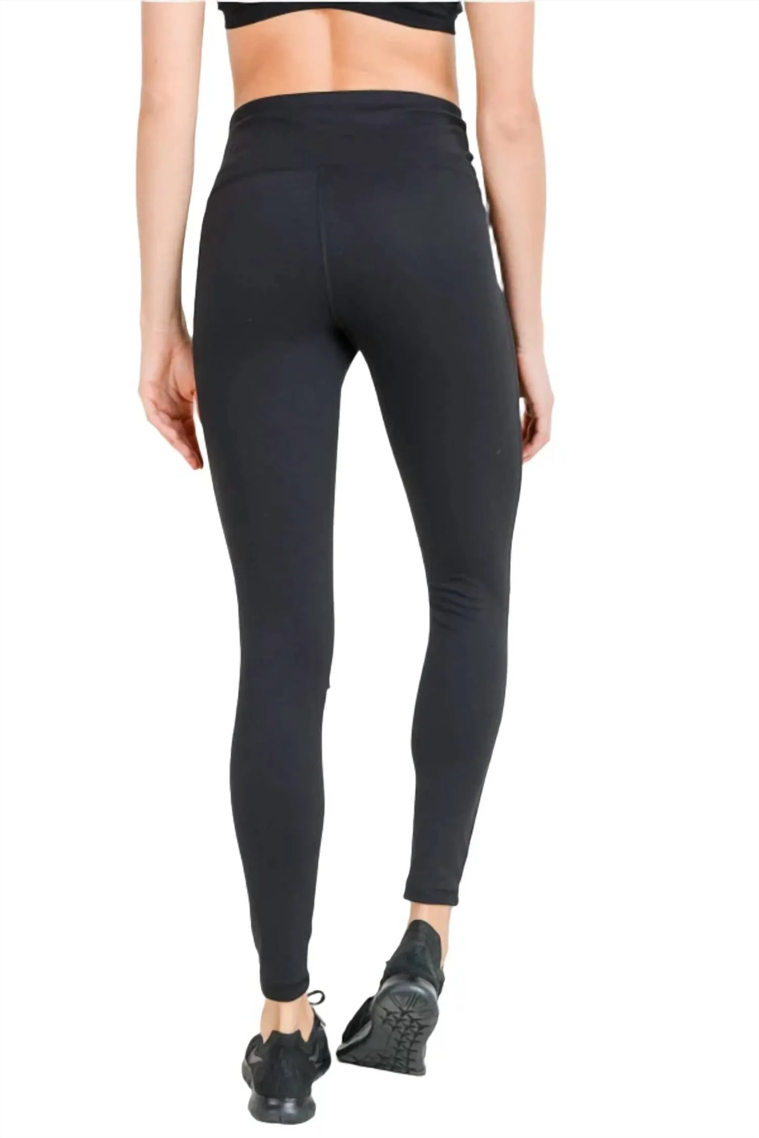 Torn Legging In Black