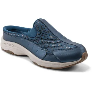TRAVEL TIME 730 Womens Animal Print Leather Slip-On Sneakers