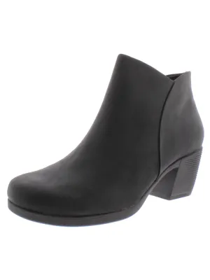 Un Lindie Zip Womens Leather Ankle Booties