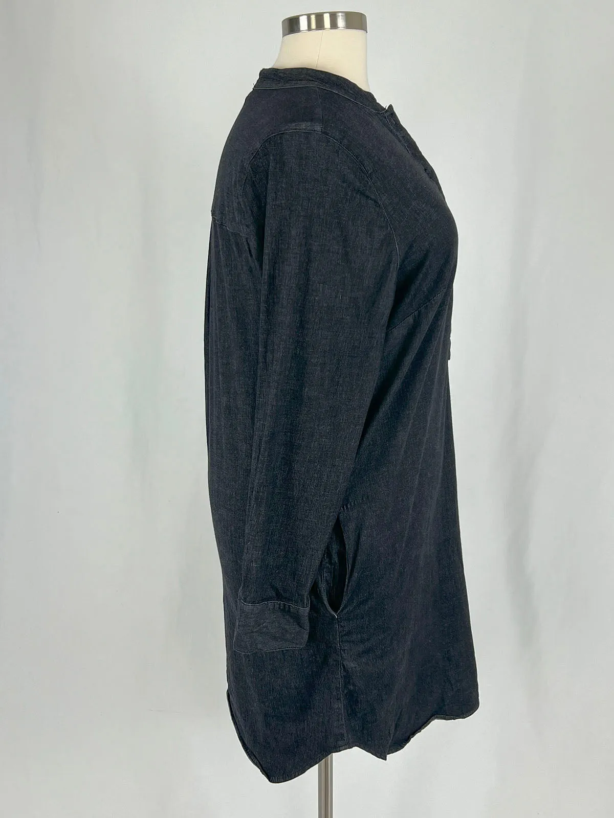 Universal Standard Size M (18/20) Black Chambray Dress