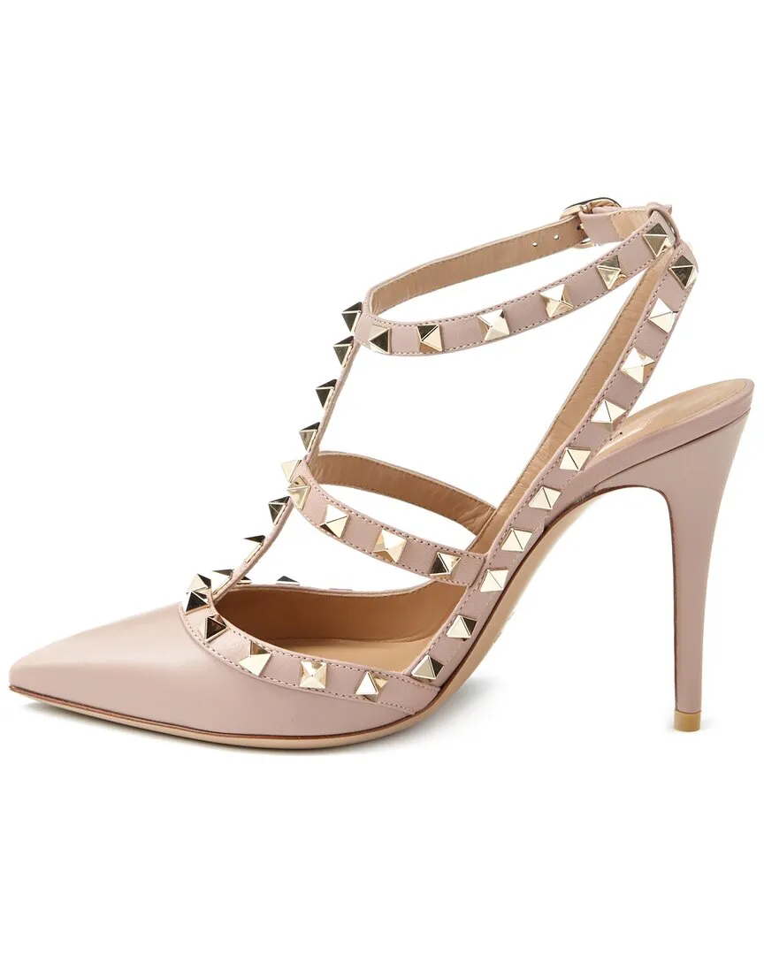 Valentino Rockstud Caged 100 Leather Pump