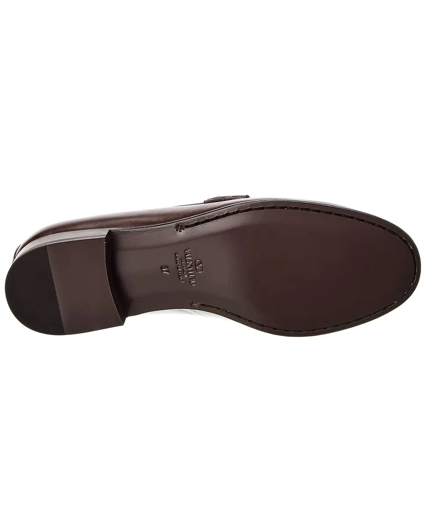 Valentino VLogo Leather Loafer