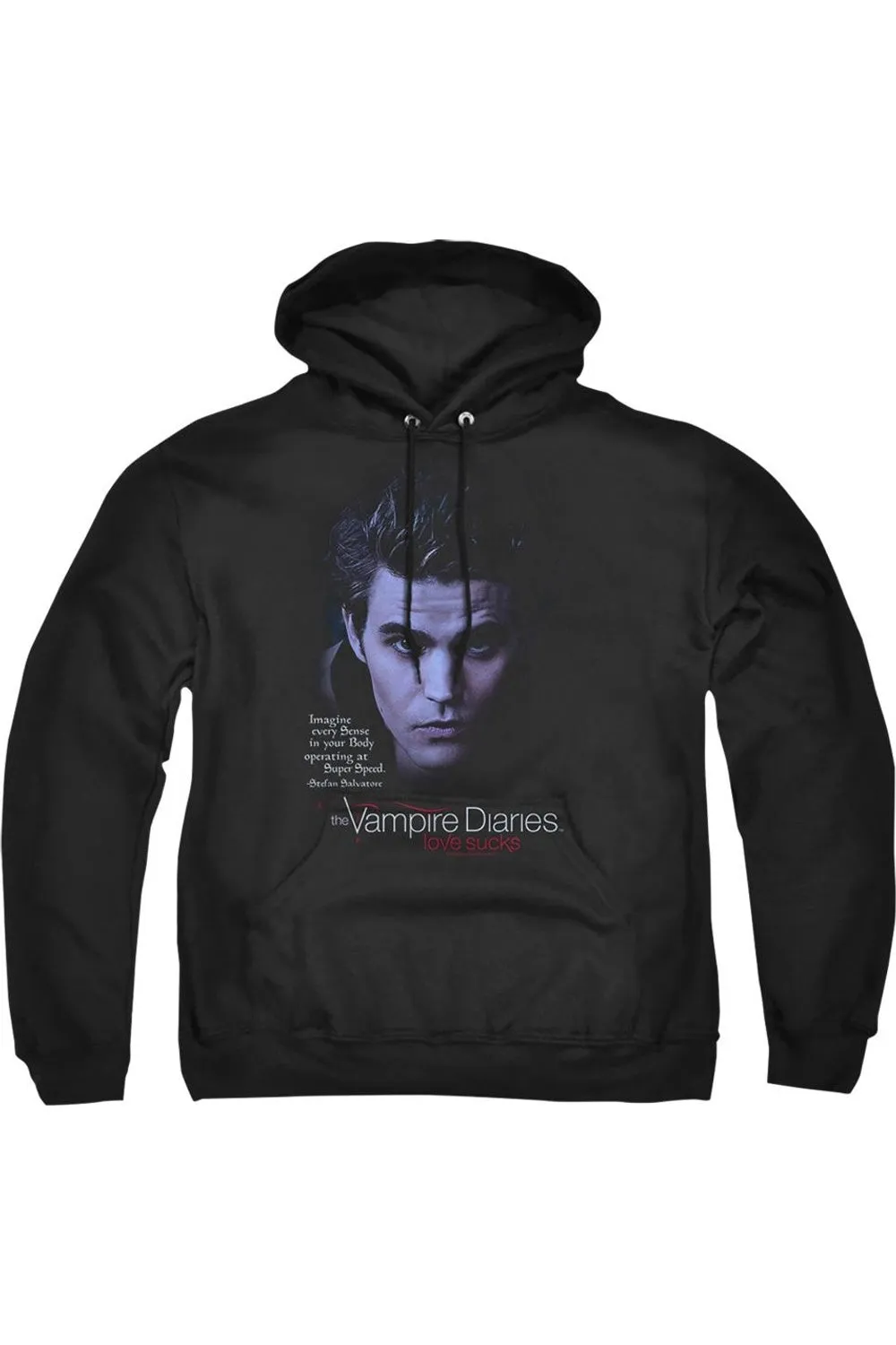 Vampire Diaries Sense Your Body Adult Pull Over Hoodie / Hooded Sweatshirt