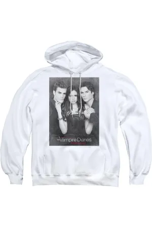 Vampire Diaries That Was Then Adult Pull Over Hoodie / Hooded Sweatshirt