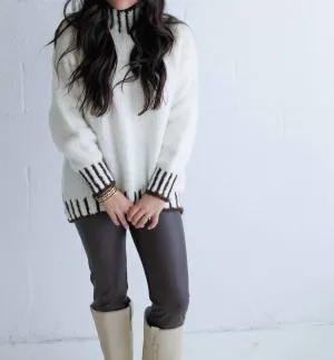 Vegan Leather Legging In Chocolate