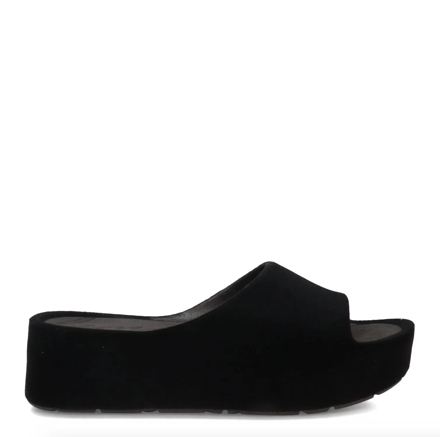 Velanie 01 Velvet Sandal In Black