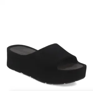 Velanie 01 Velvet Sandal In Black