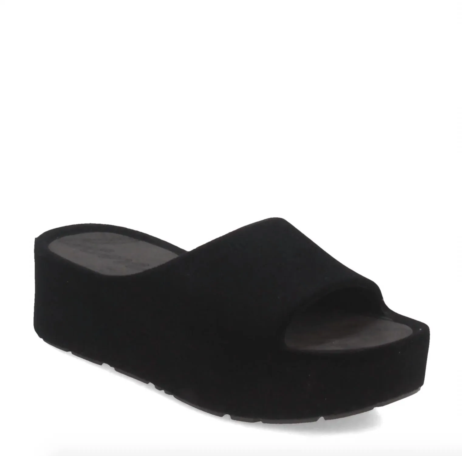 Velanie 01 Velvet Sandal In Black