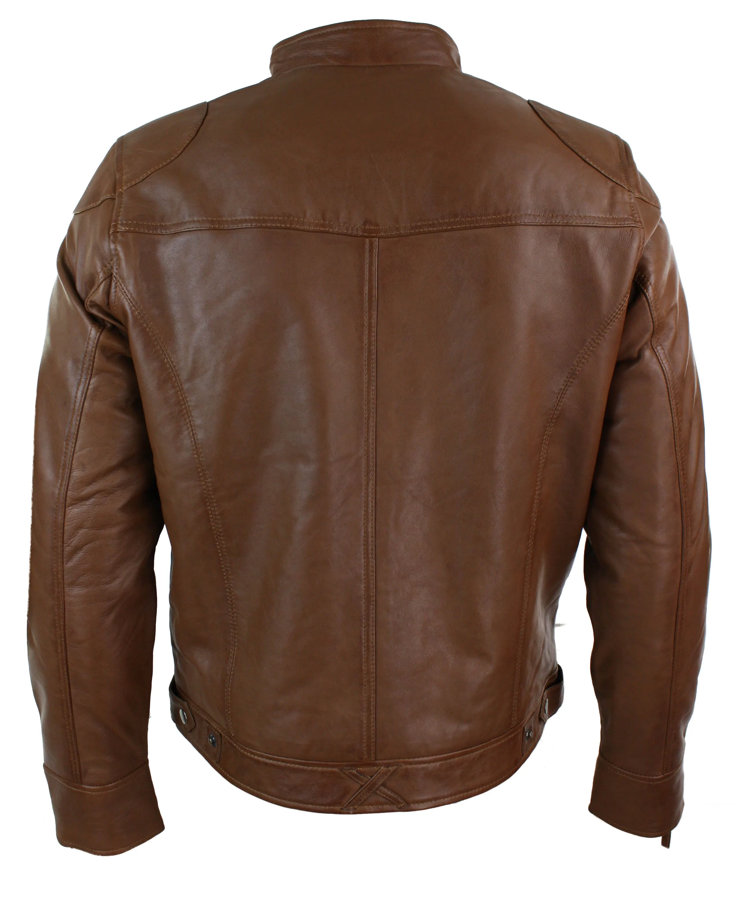 Vintage Slim Fit Real Leather Jacket