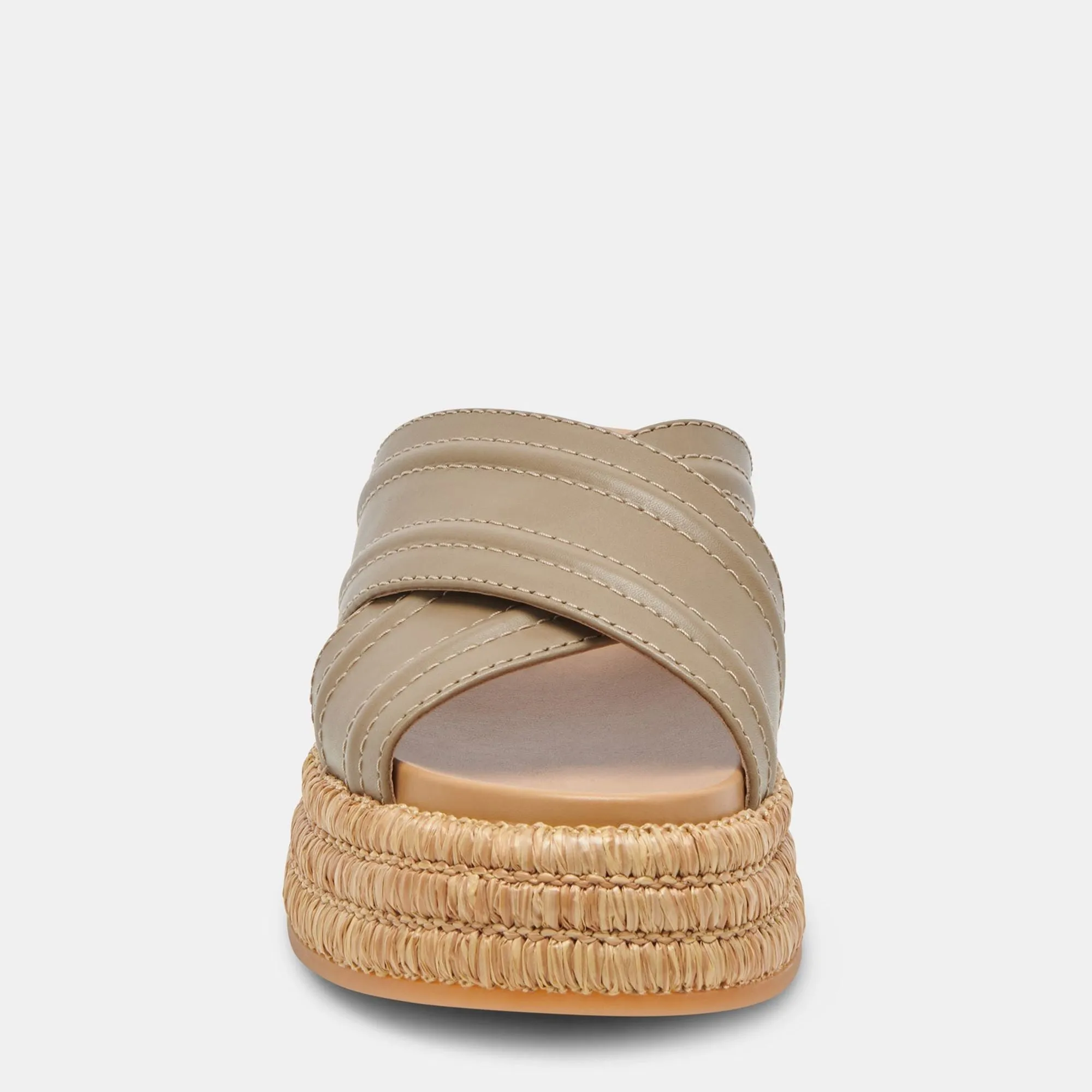 Weslee Sandals Olive Leather