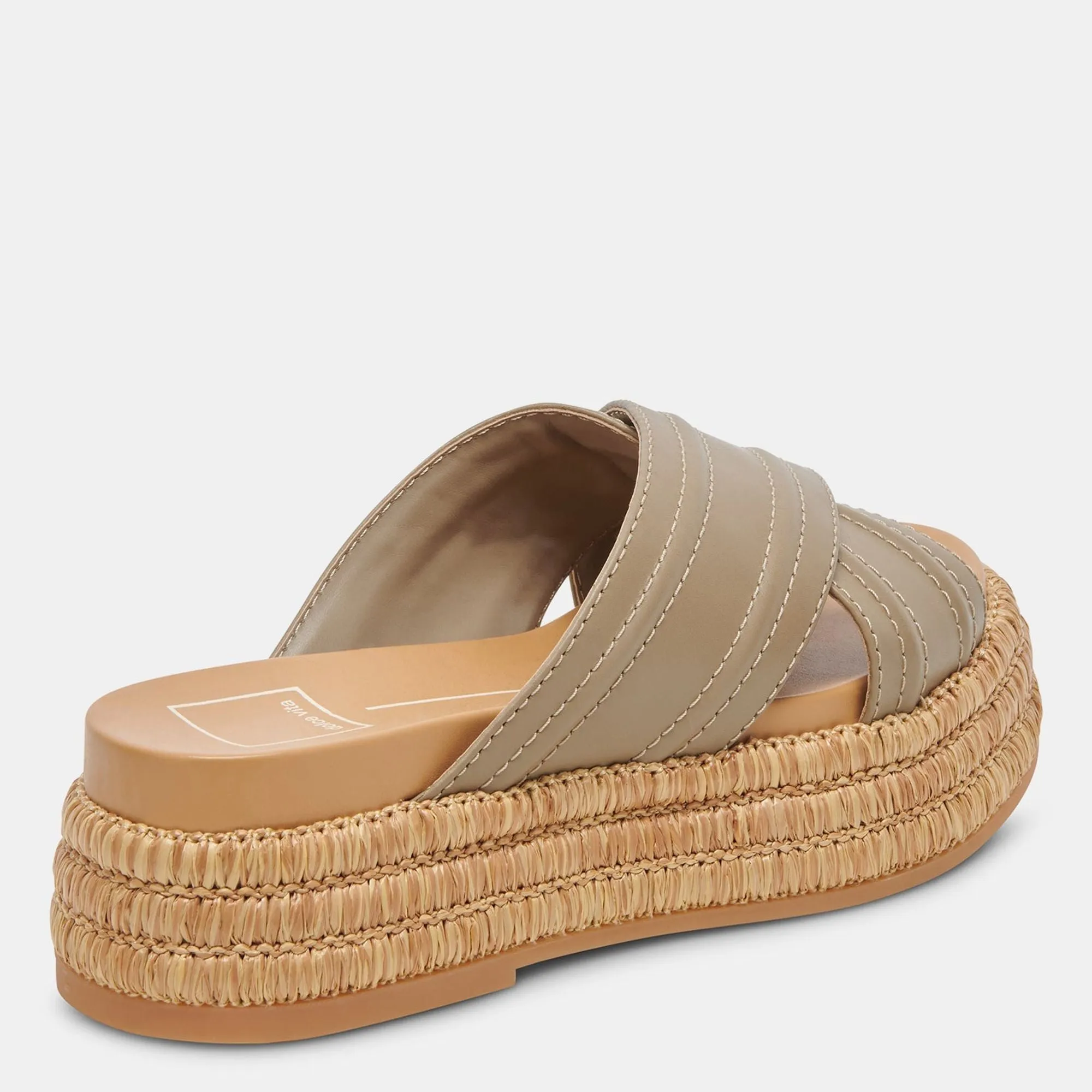 Weslee Sandals Olive Leather