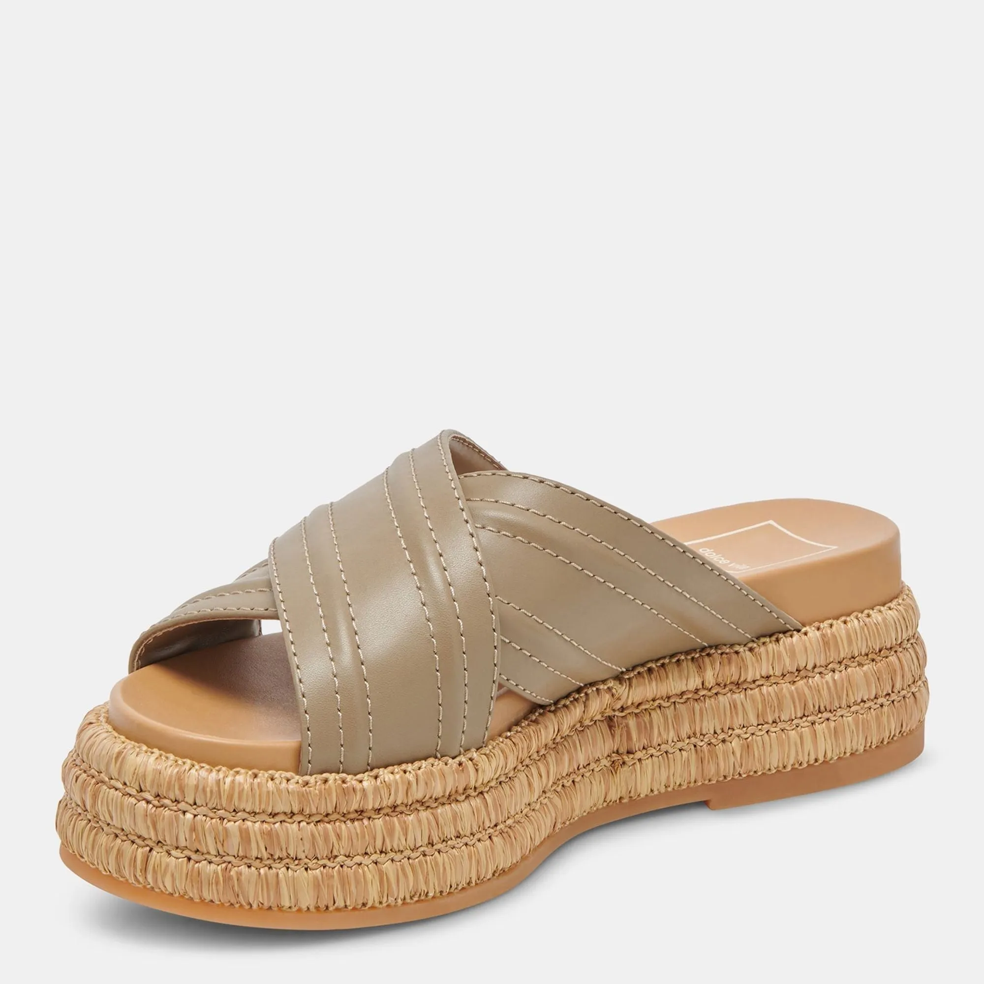 Weslee Sandals Olive Leather