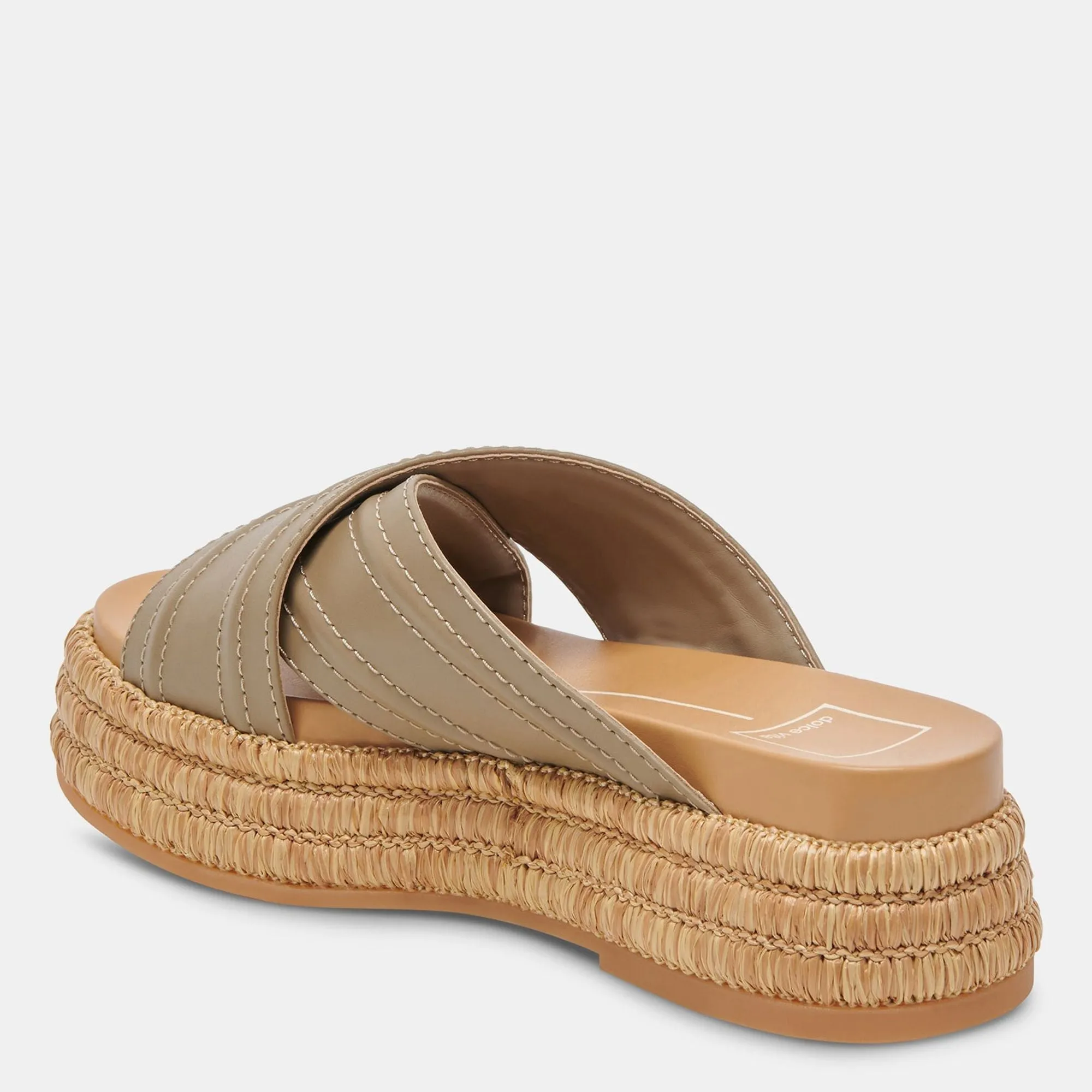 Weslee Sandals Olive Leather