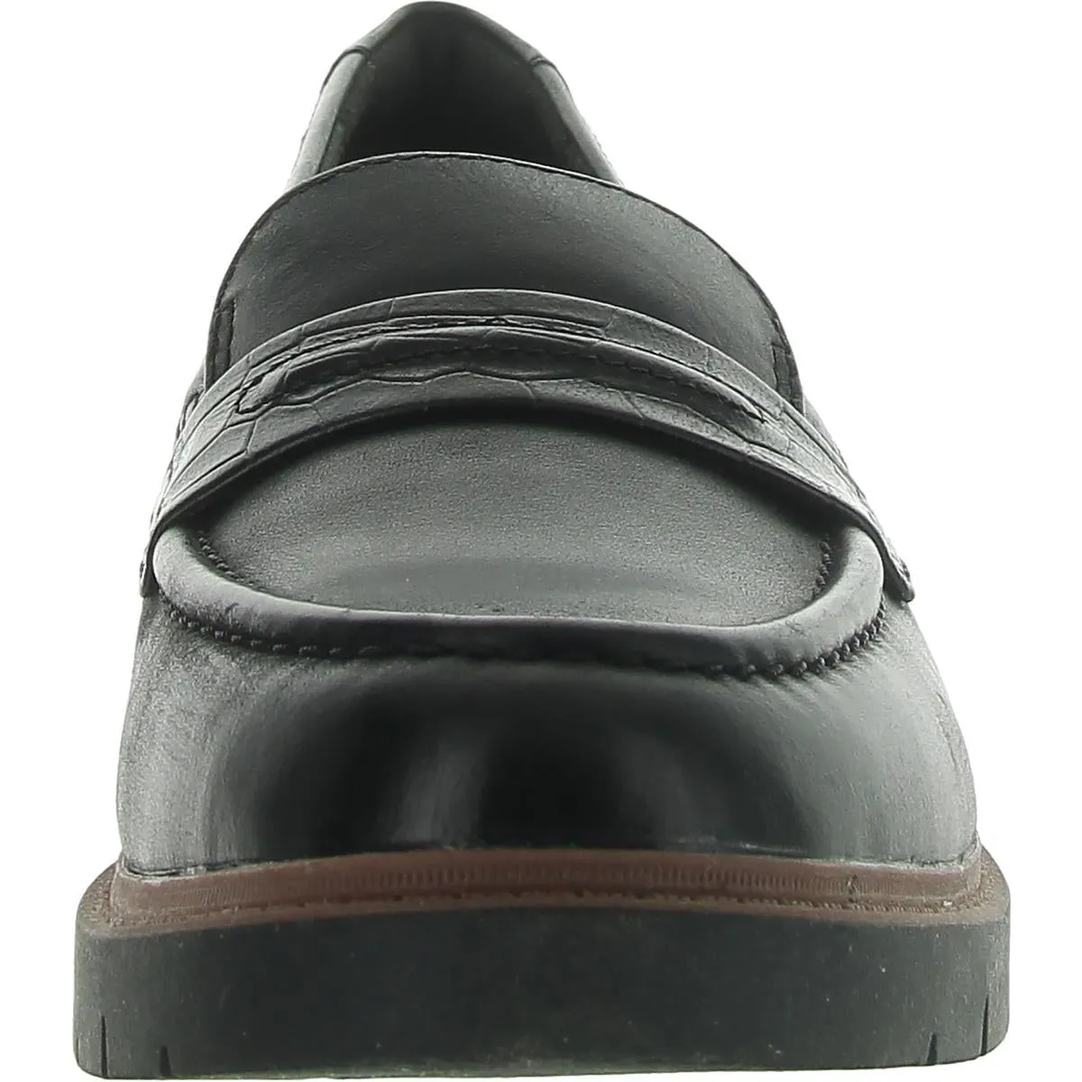 Westlynn Bay Womens Leather Slip-On Loafers